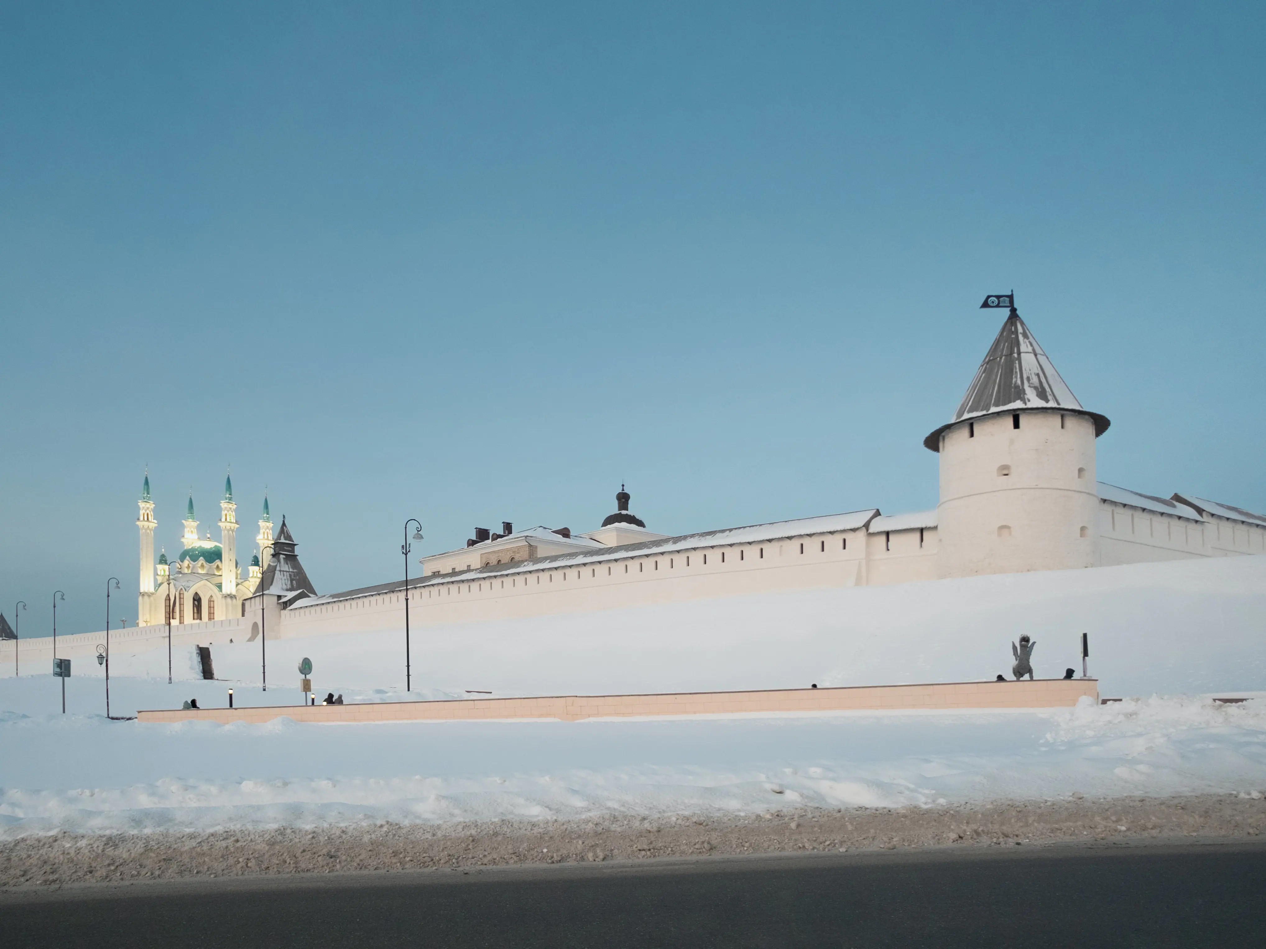 kremlin de kazan en hiver